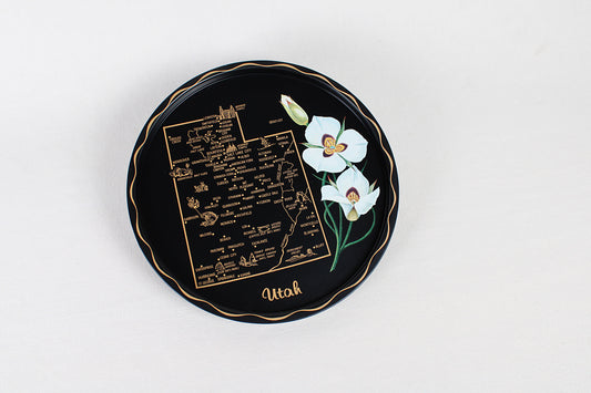Utah Souvenir Metal Serving Tray