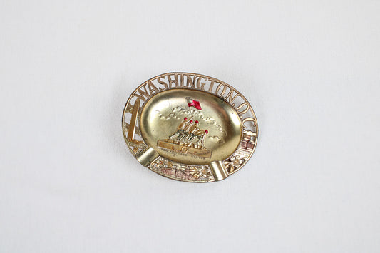 Washington, D.C. Small Metal Ashtray Souvenir