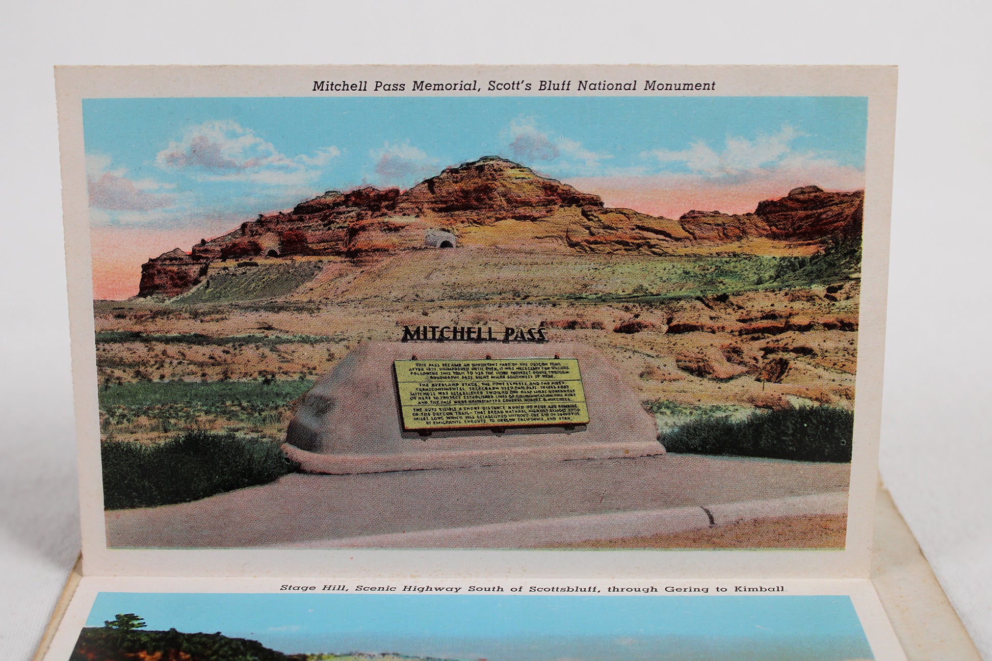 Souvenir Folder of Scenic Western Nebraska Accordion Postcard Set