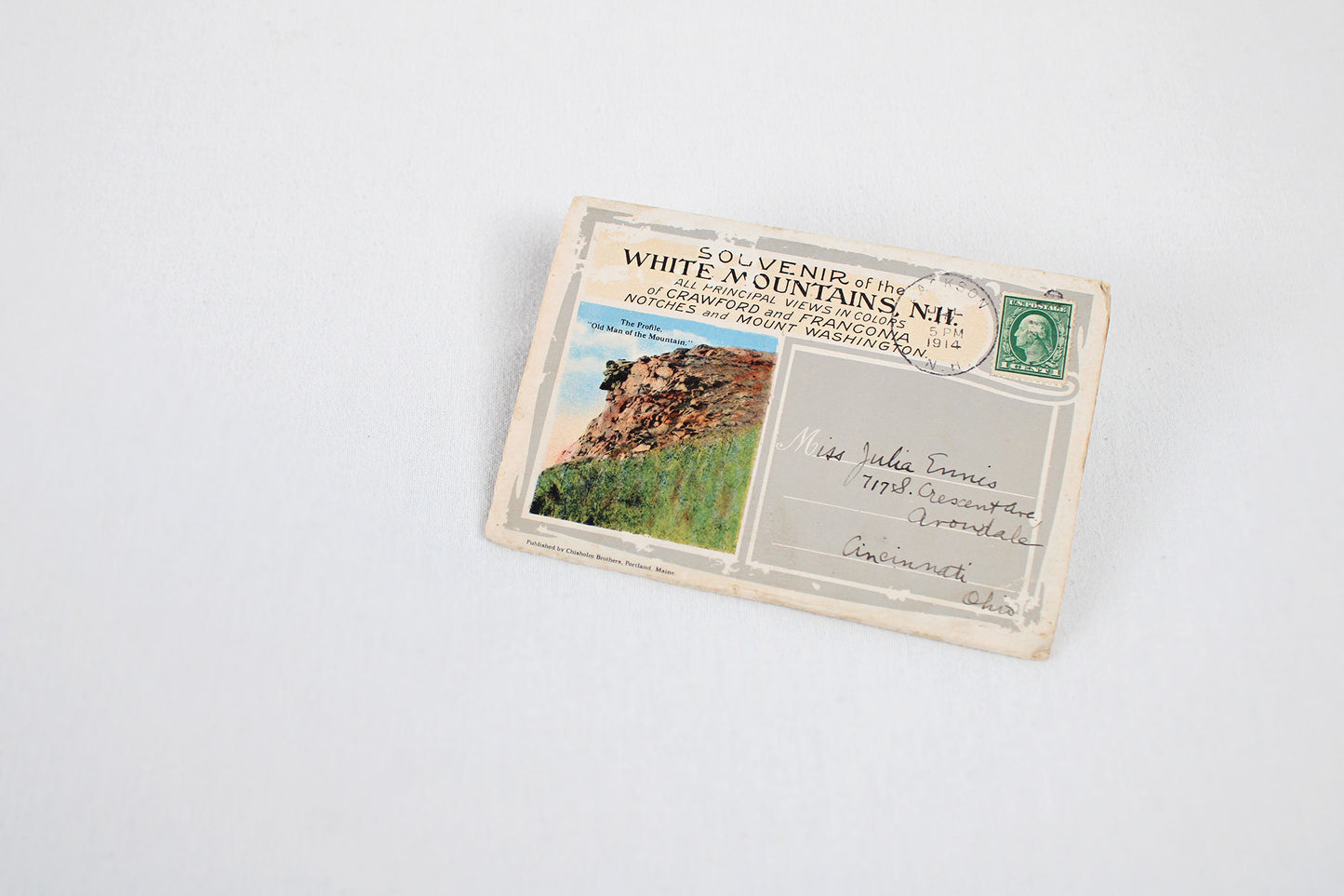 Souvenir of the White Mountains, New Hampshire Accordion Postcard Set