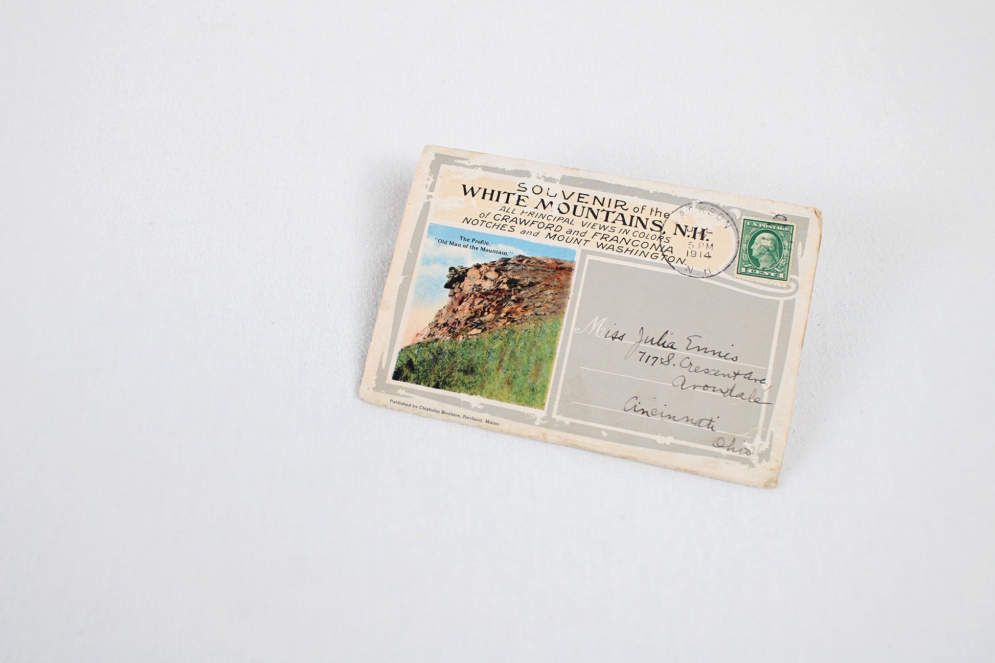 Souvenir of the White Mountains, New Hampshire Accordion Postcard Set