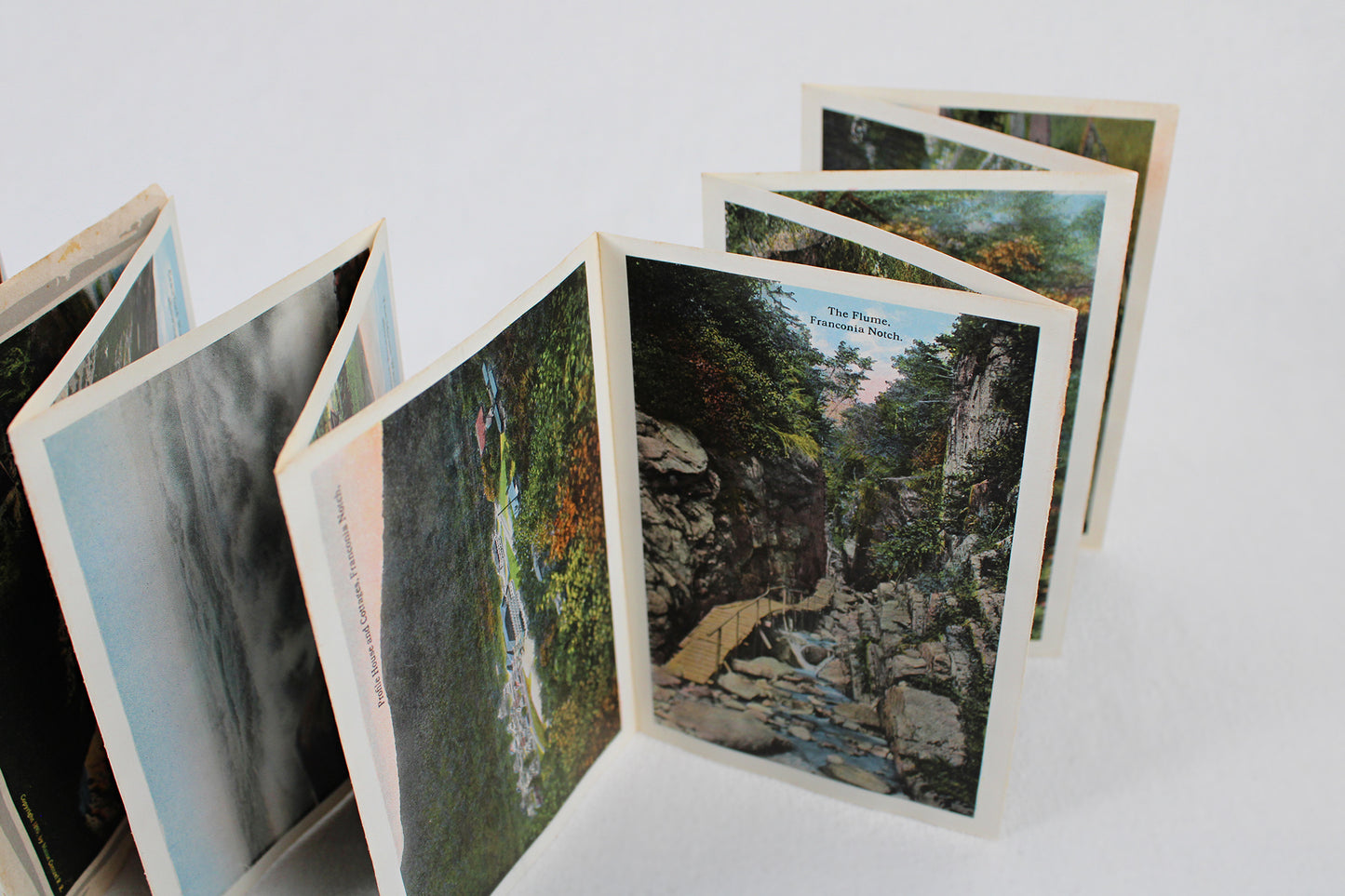 Souvenir of the White Mountains, New Hampshire Accordion Postcard Set