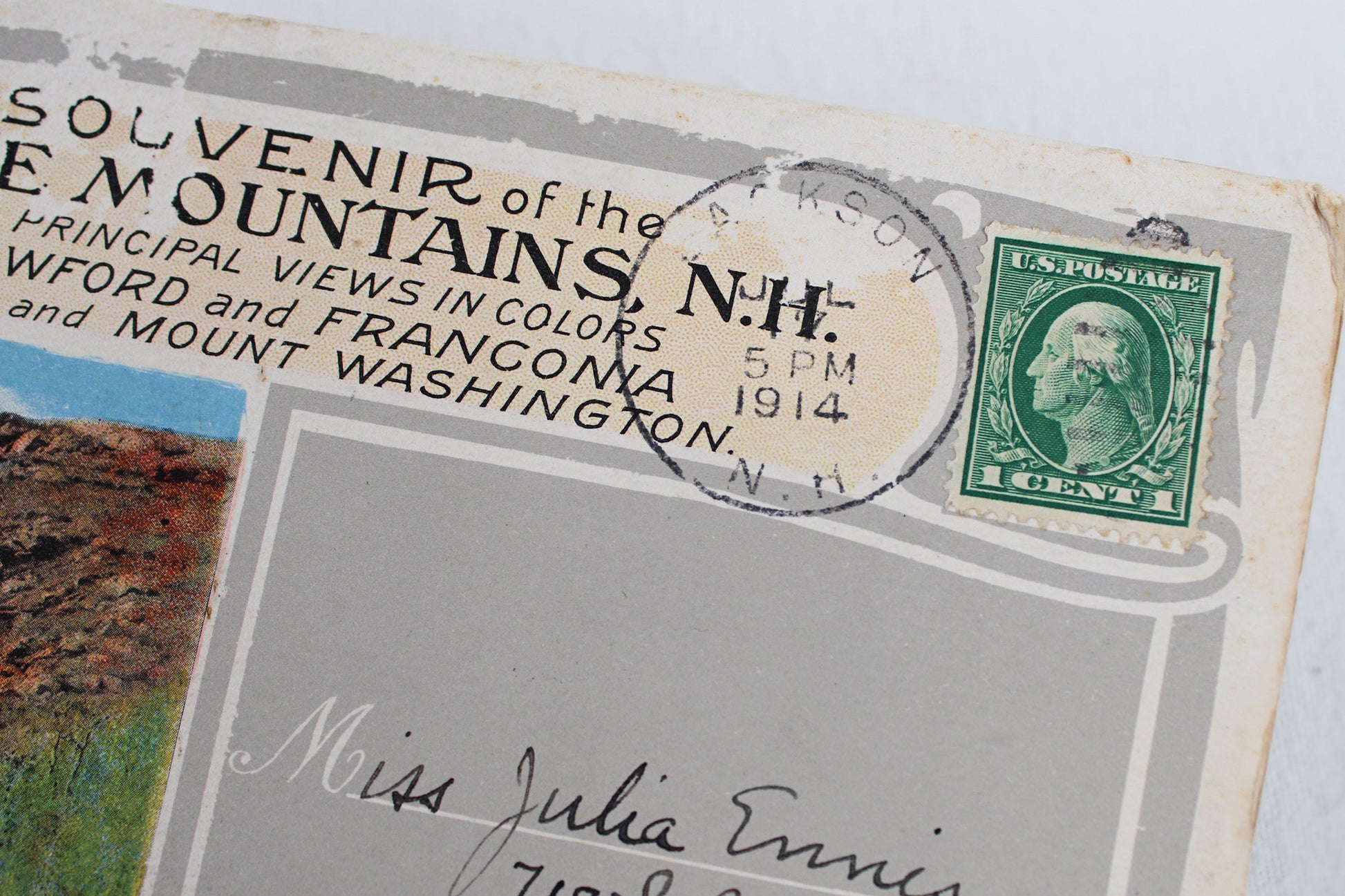 Souvenir of the White Mountains, New Hampshire Accordion Postcard Set