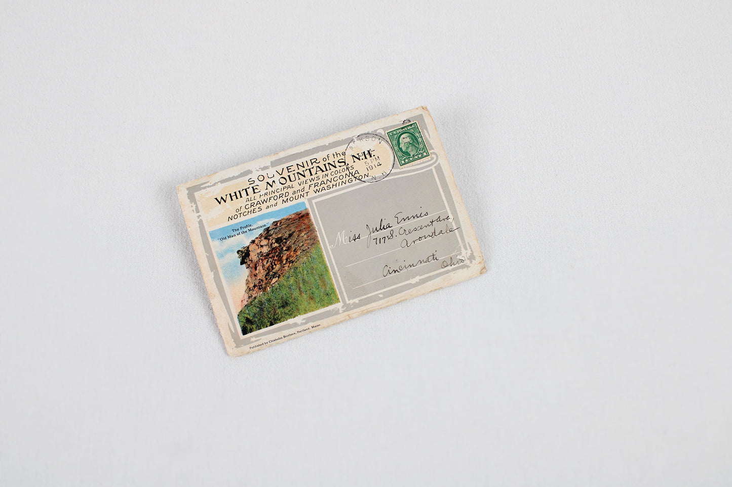 Souvenir of the White Mountains, New Hampshire Accordion Postcard Set