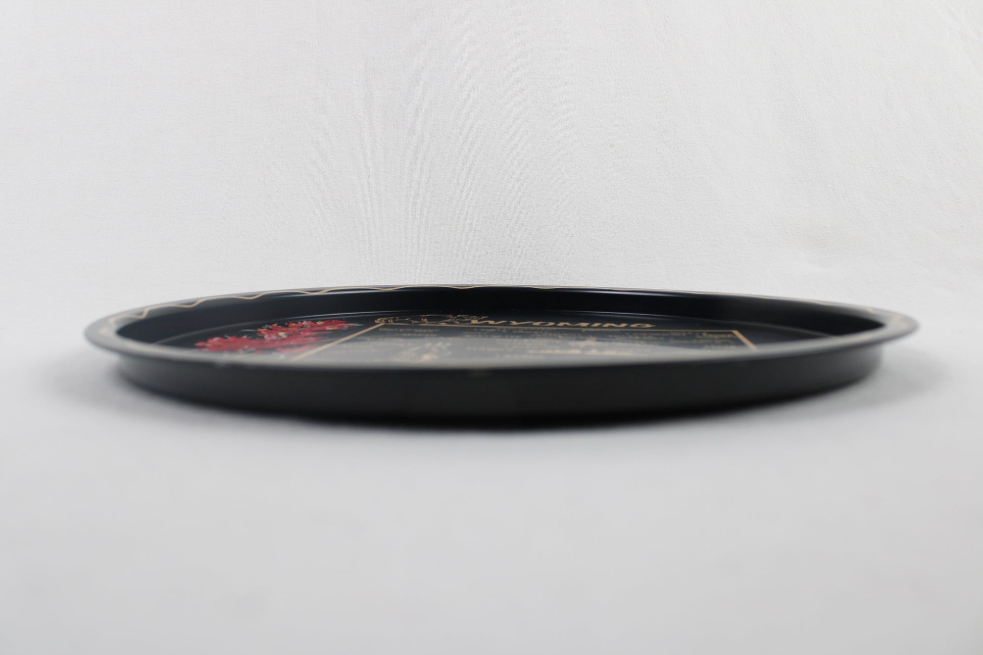 Wyoming Souvenir Metal Serving Tray + 6 Coasters