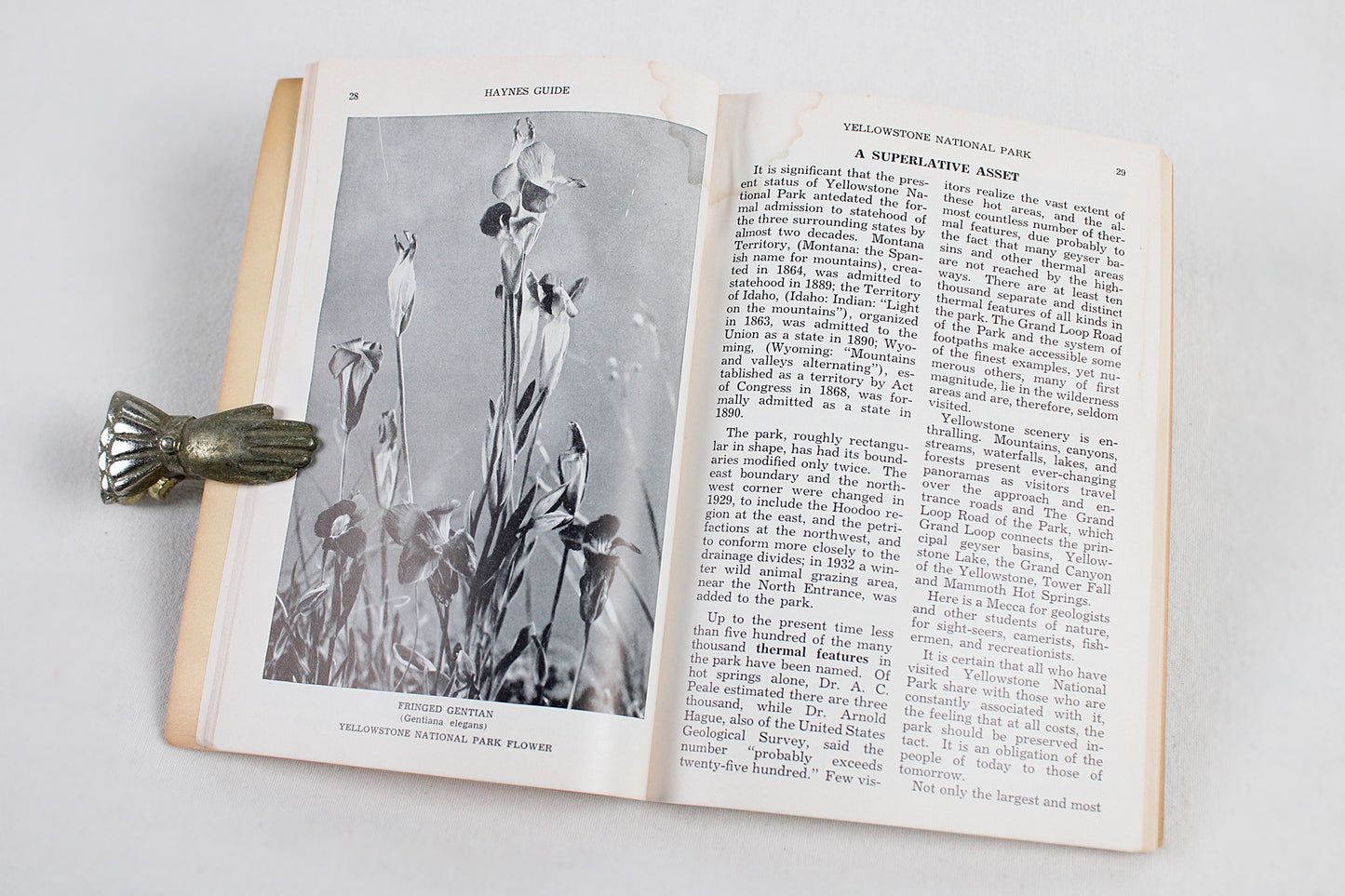 Yellowstone National Park — Haynes Guide (1956 ed.)