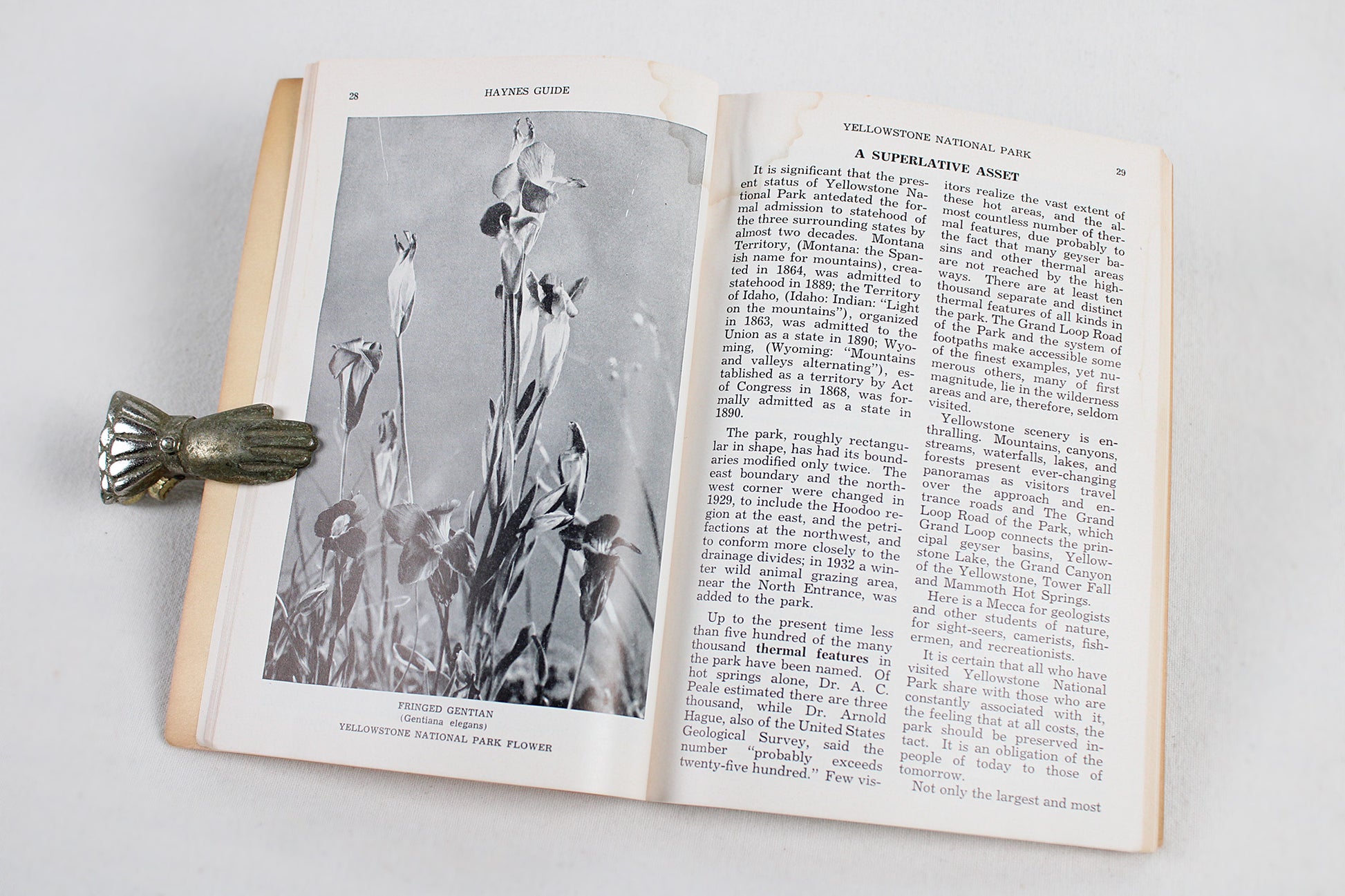 Yellowstone National Park — Haynes Guide (1956 ed.)